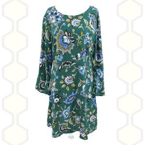 Old Navy Dress Long Sleeve Green 12P